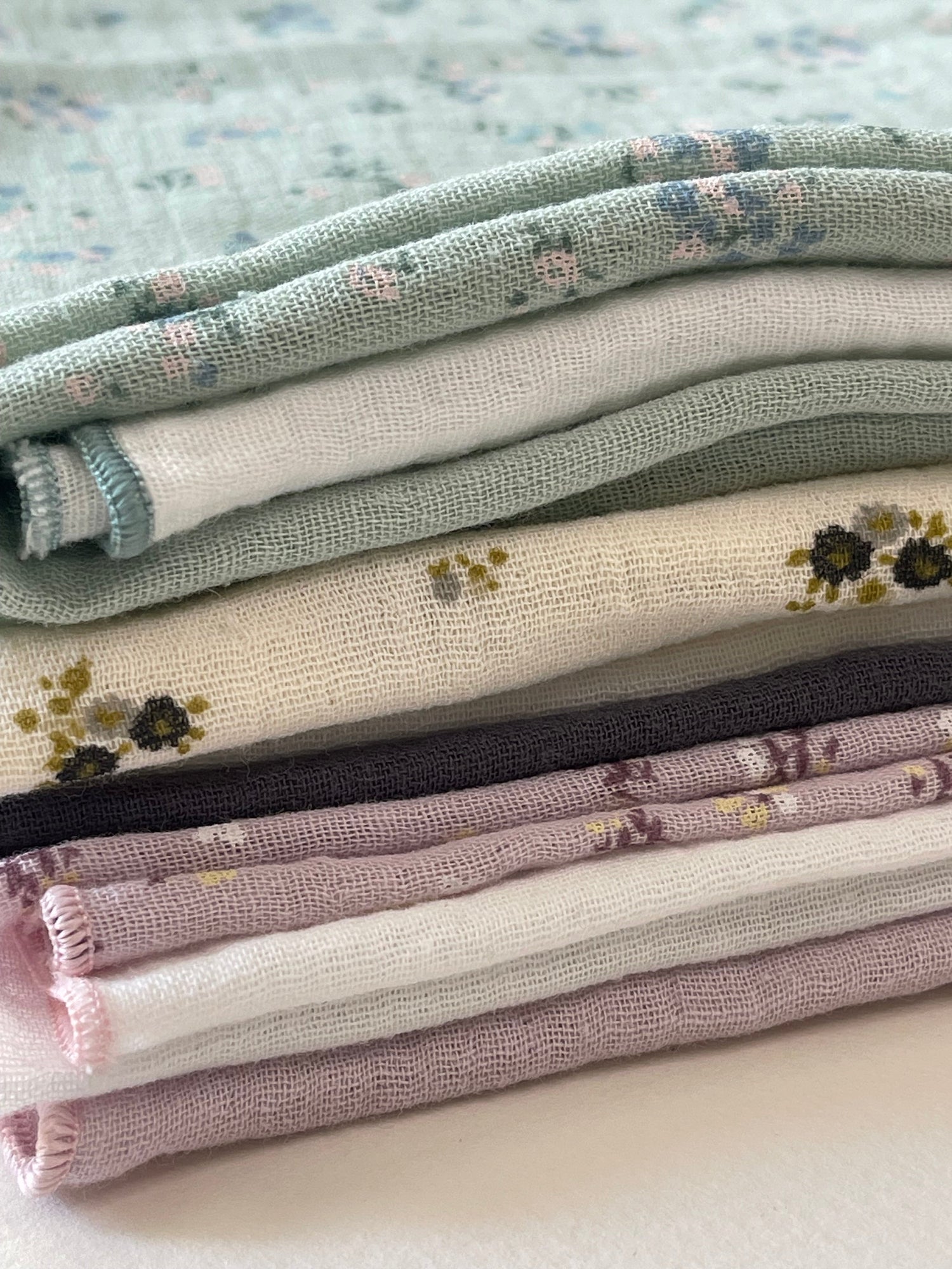 Muselinas salva babitas en algodón 