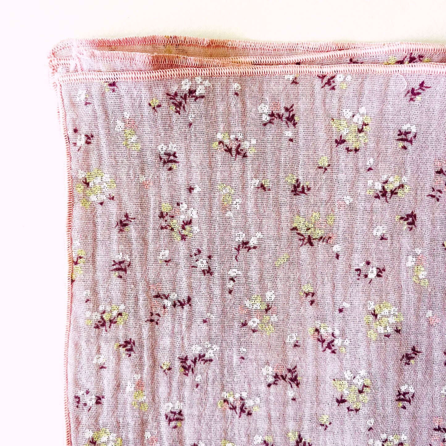 Muselina 100% algodón de color malva – Pack 3 unidades colección PECA