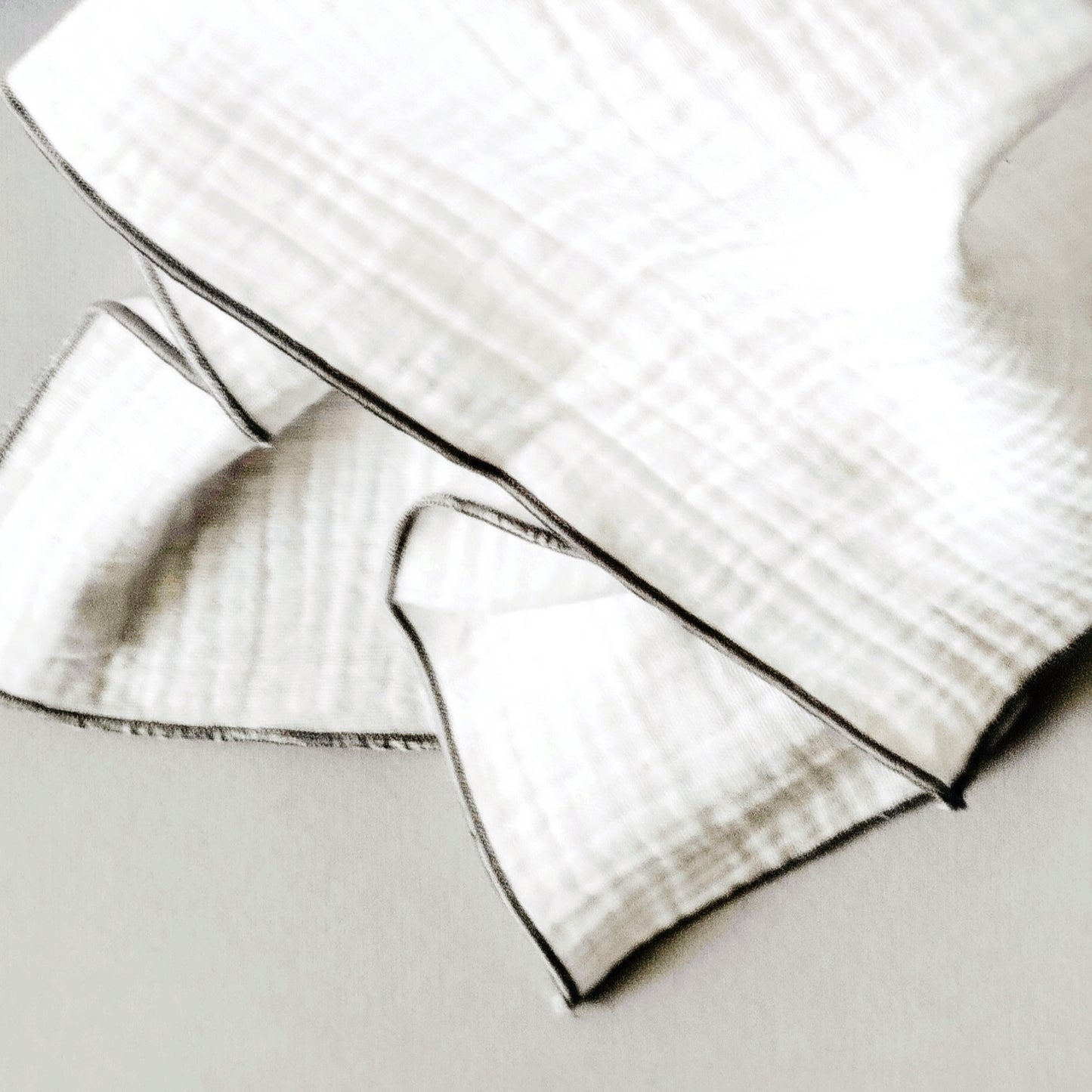 Muselina en color blanco